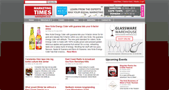 Desktop Screenshot of marketingtimes.co.za
